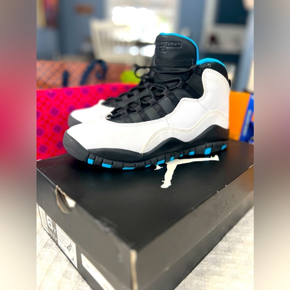 Nike Other - Jordan Retro 10s, Brand New in Box, sz. 6 youth (7.5-8 women) black, white, blue